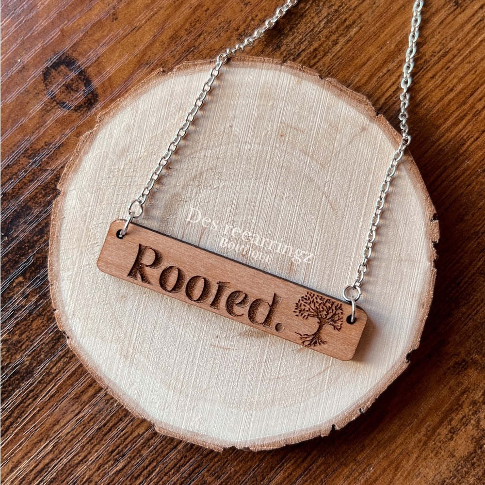 Handmade Wooden Necklace